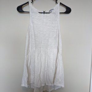 White Baby Doll Style Tank